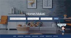 Desktop Screenshot of homesinmakati.com